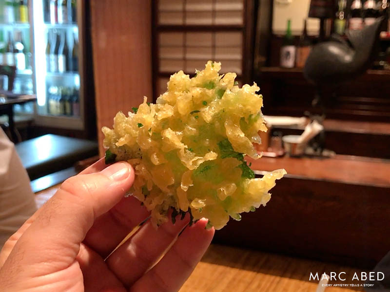 Tatsumiya shiso tempura